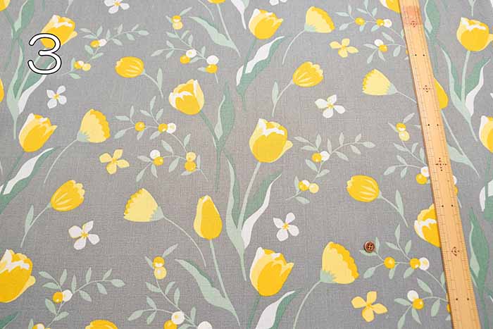 W-Width Cotton Buckingham Printed Fabric - Tulip - Image 4