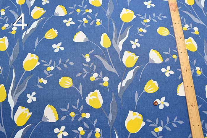 W-Width Cotton Buckingham Printed Fabric - Tulip - Image 5