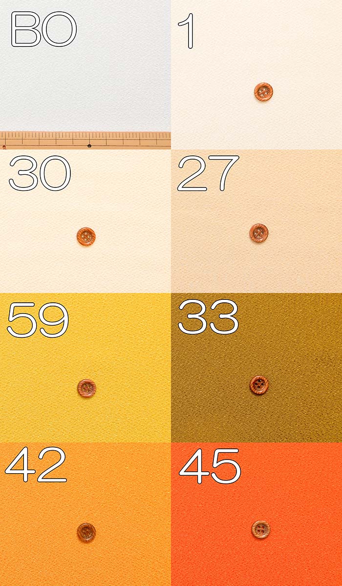 Polyester Chirimen Fabric - Solid Color (Warm Tones) - Image 3