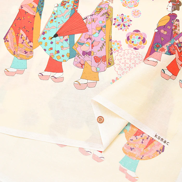 Cotton Dobby Printed Fabric - Maiko - Image 11
