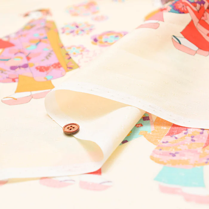 Cotton Dobby Printed Fabric - Maiko - Image 13