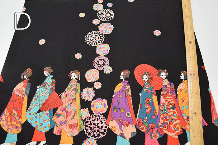 Cotton Dobby Printed Fabric - Maiko - Image 5