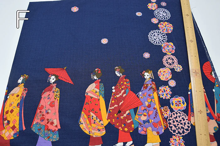 Cotton Dobby Printed Fabric - Maiko - Image 7