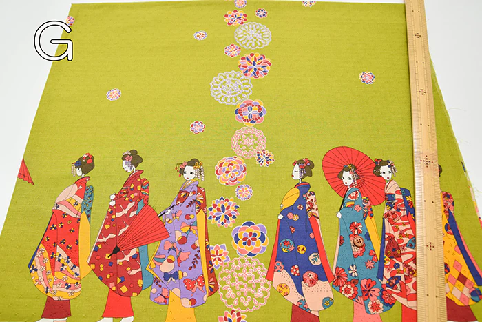 Cotton Dobby Printed Fabric - Maiko - Image 8