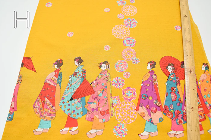 Cotton Dobby Printed Fabric - Maiko - Image 9