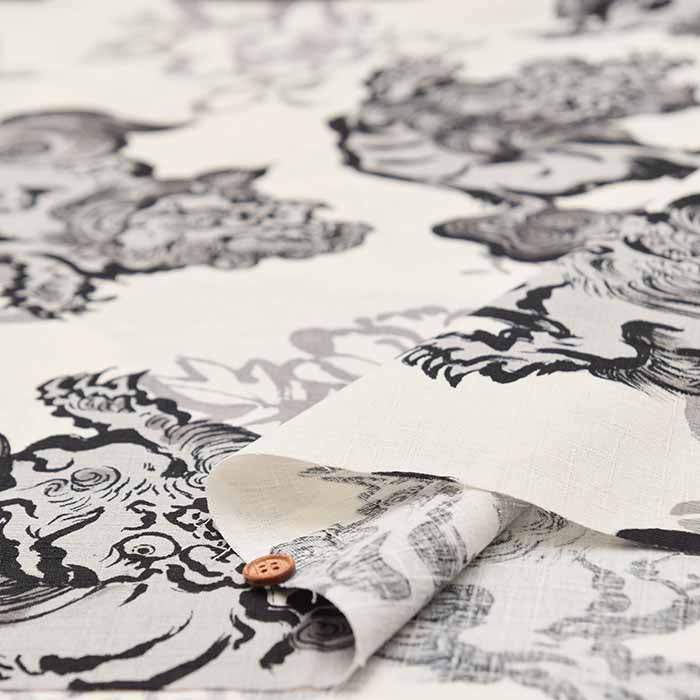 Cotton Dobby Printed Fabric - Lion - Image 8