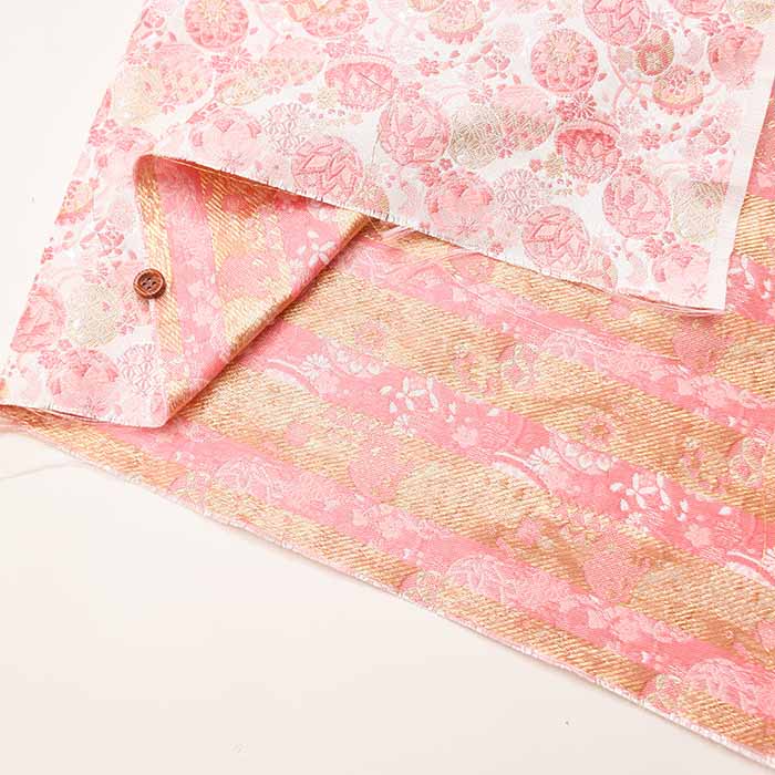 Gold Brocade (Kinran)  Fabric - Temari - Image 5