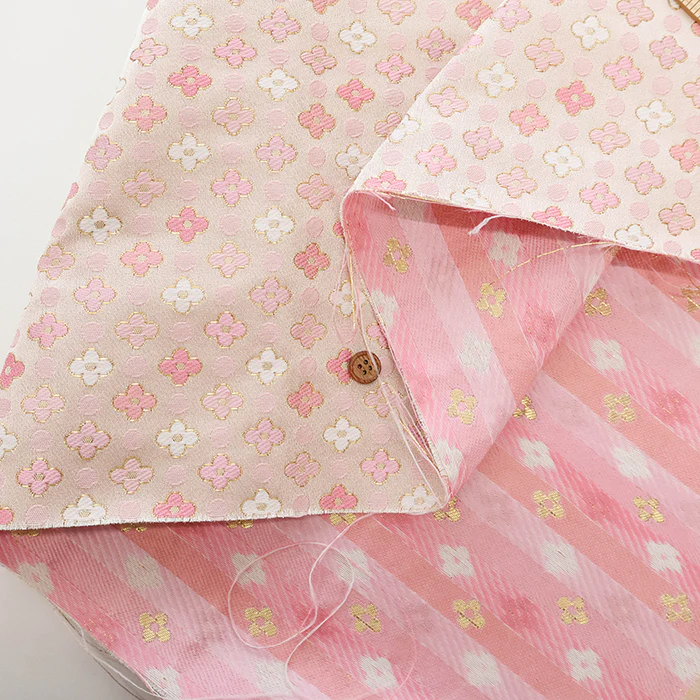 Gold Brocade (Kinran)  - Plum Dot - Image 4