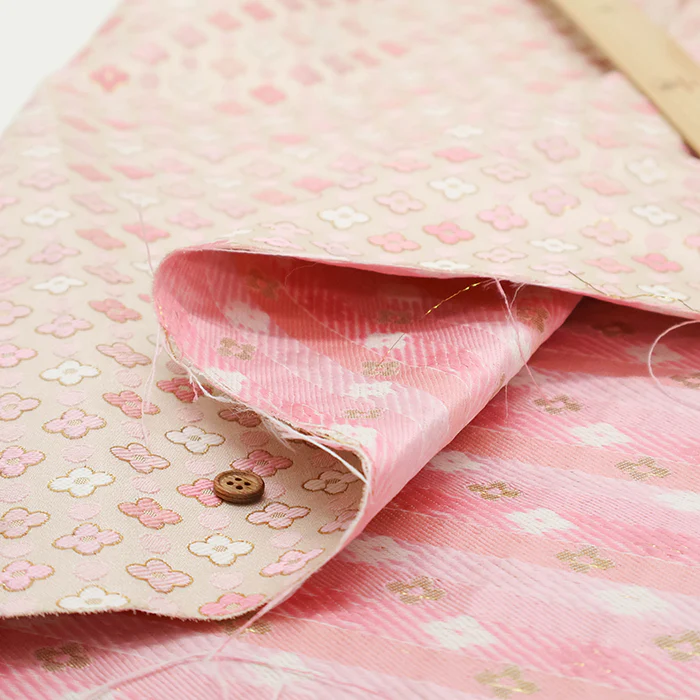 Gold Brocade (Kinran)  - Plum Dot - Image 6