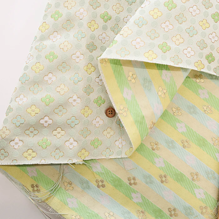 Gold Brocade (Kinran)  - Plum Dot - Image 4