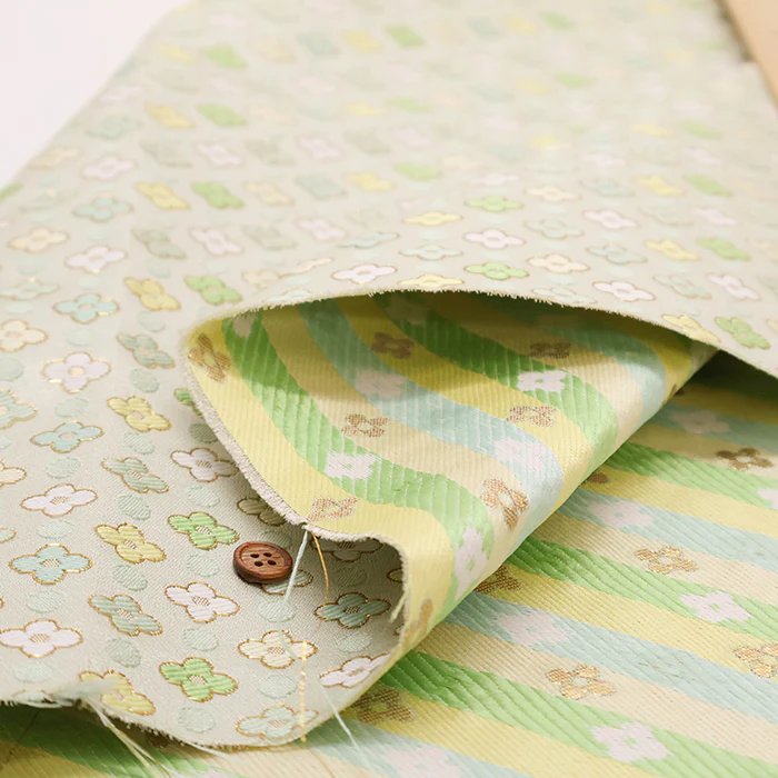 Gold Brocade (Kinran)  - Plum Dot - Image 6