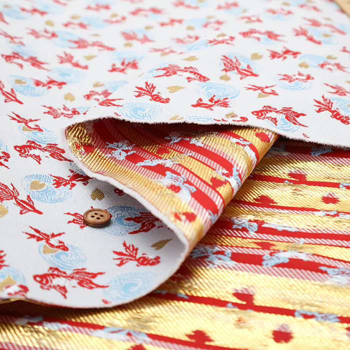 Gold Brocade (Kinran) - Goldfish & Ripples - Image 6