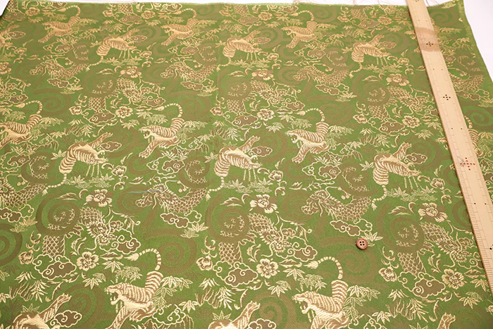 Gold Brocade (Kinran) - Dragon & Tiger - Image 3