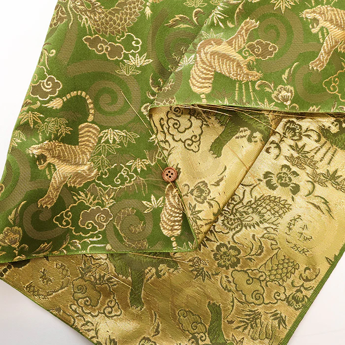 Gold Brocade (Kinran) - Dragon & Tiger - Image 4