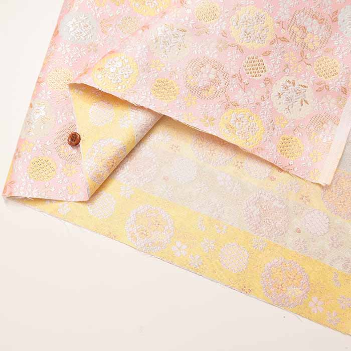 Gold Brocade (Kinran)  Fabric - Sakura Bonbori - Image 3