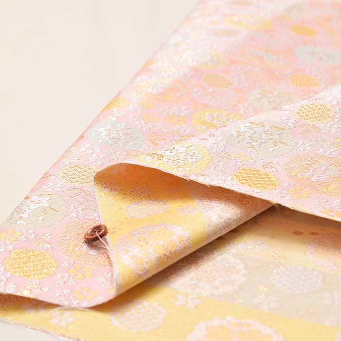 Gold Brocade (Kinran)  Fabric - Sakura Bonbori - Image 5
