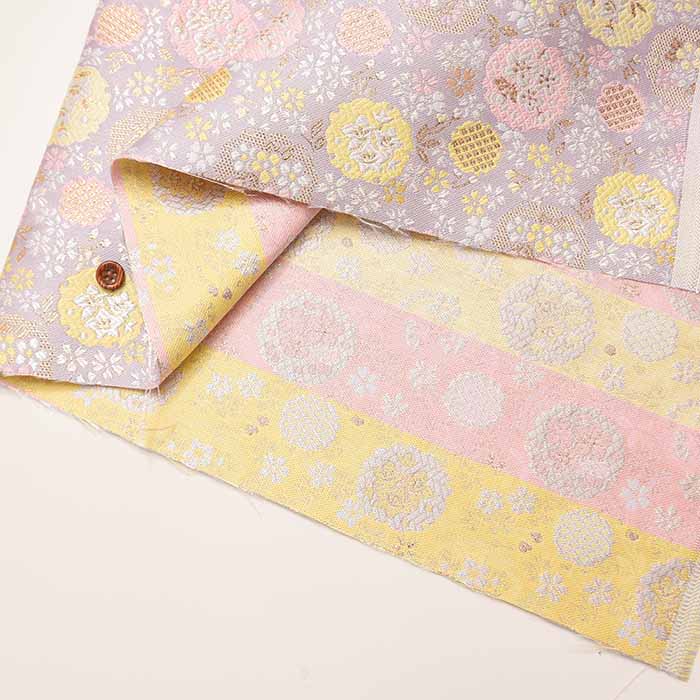 Gold Brocade (Kinran)  Fabric - Sakura Bonbori - Image 5