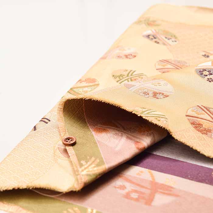 Gold Brocade (Kinran)  Fabric - Temari (Decorative Ball) - Image 5