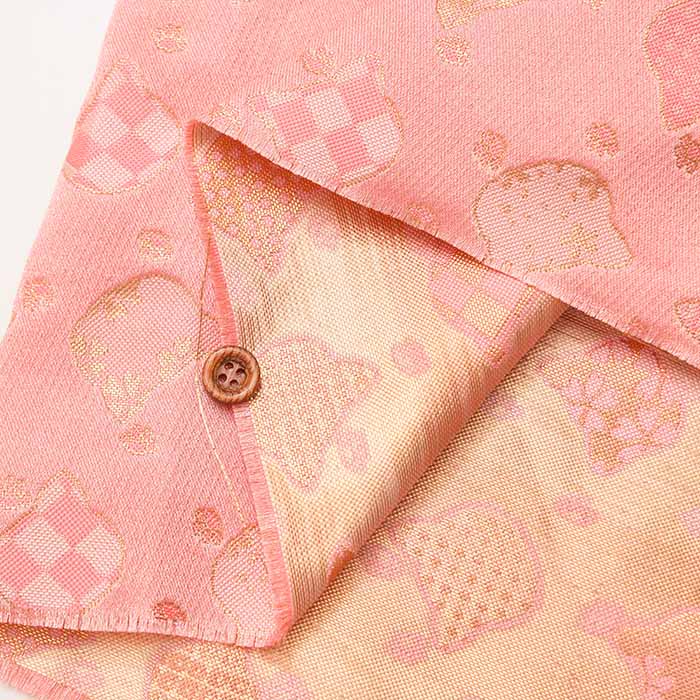 Gold Brocade (Kinran)  Fabric - Cat - Image 4