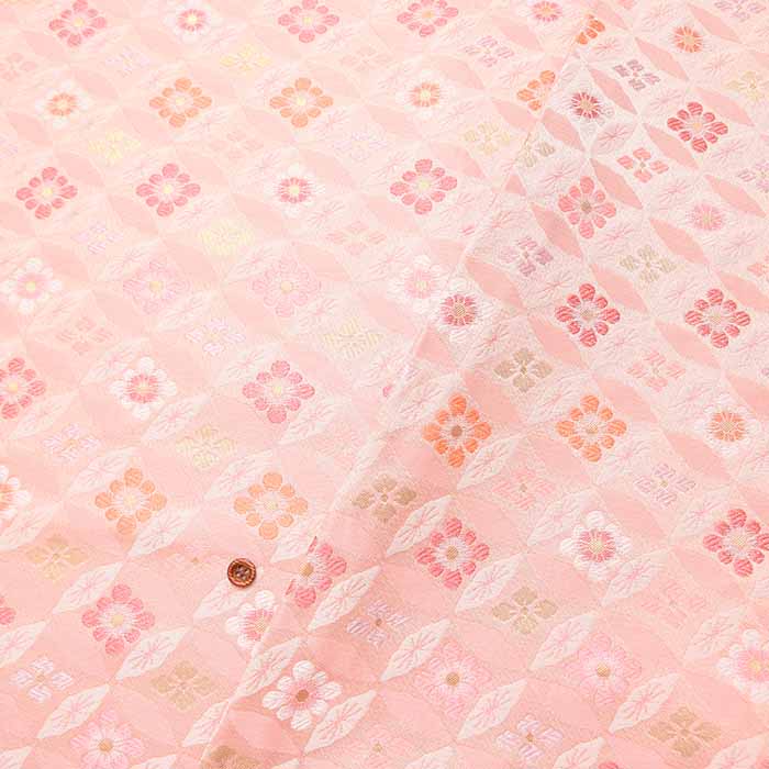 Gold Brocade (Kinran)  Fabric - Cloisonne Flower - Image 3