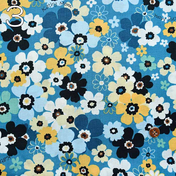 Cotton Shirting Printed Fabric - Petit Voyage Dunk - Image 4