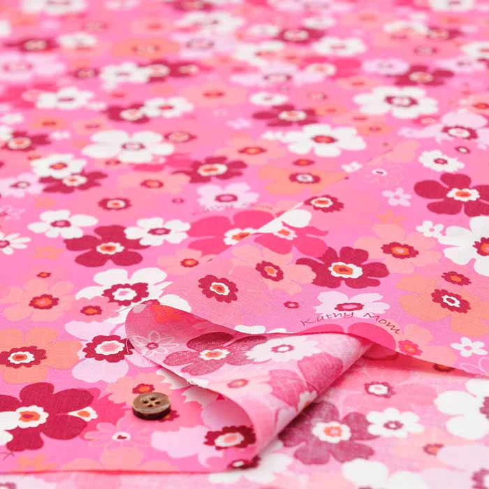 Cotton Shirting Printed Fabric - Petit Voyage Dunk - Image 9