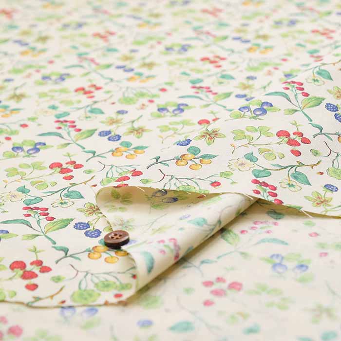 Cotton Sharting Printed Fabric - Mixed Berry - Image 8