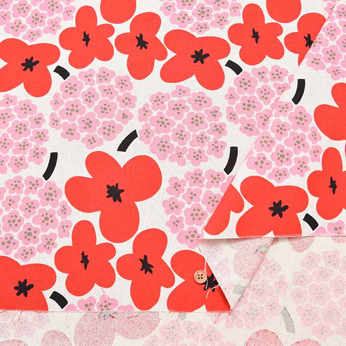 C/L Canvas Printed Fabric - Bouquet - Image 7