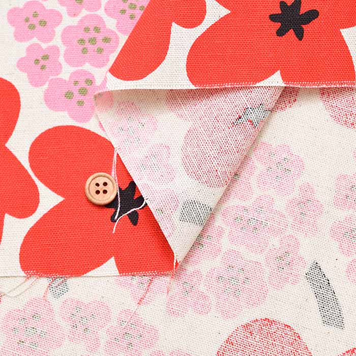 C/L Canvas Printed Fabric - Bouquet - Image 8