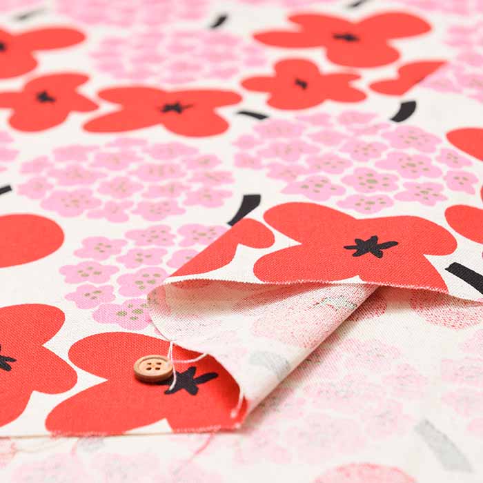 C/L Canvas Printed Fabric - Bouquet - Image 9