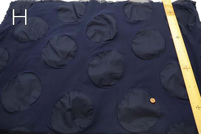 Cotton Nobility Ripple Fabric - Dot pattern - Image 6