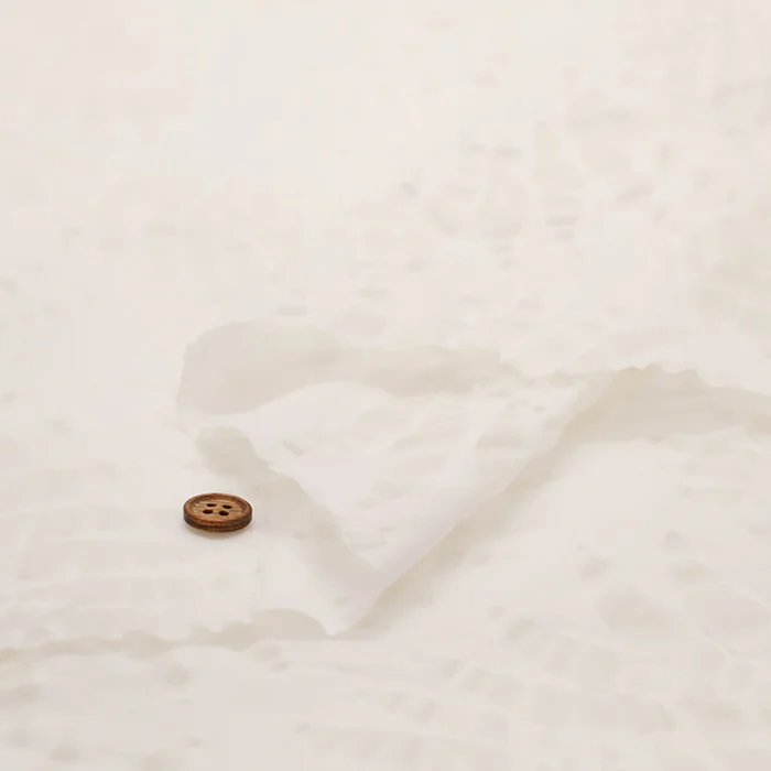 Cotton Nobility Ripple Fabric - Leaf pattern - Image 11