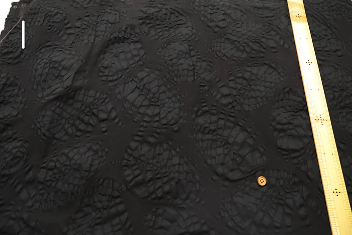 Cotton Nobility Ripple Fabric - Leaf pattern - Image 7