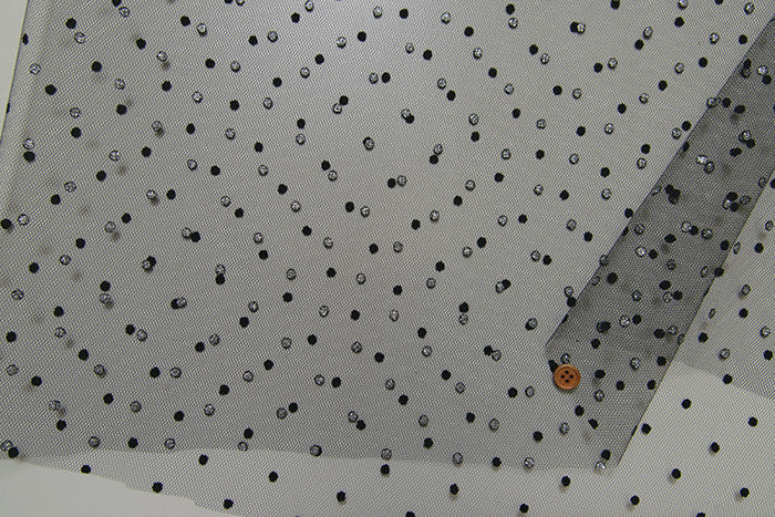 Glitter Dot Tulle Fabric - Image 3