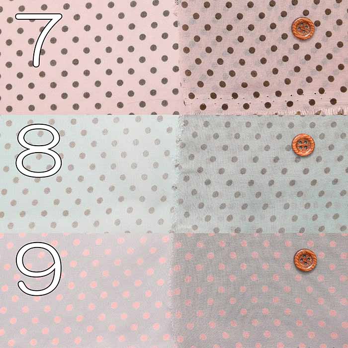 Polyester Chiffon Fabric - Polka Dot Print - Image 3