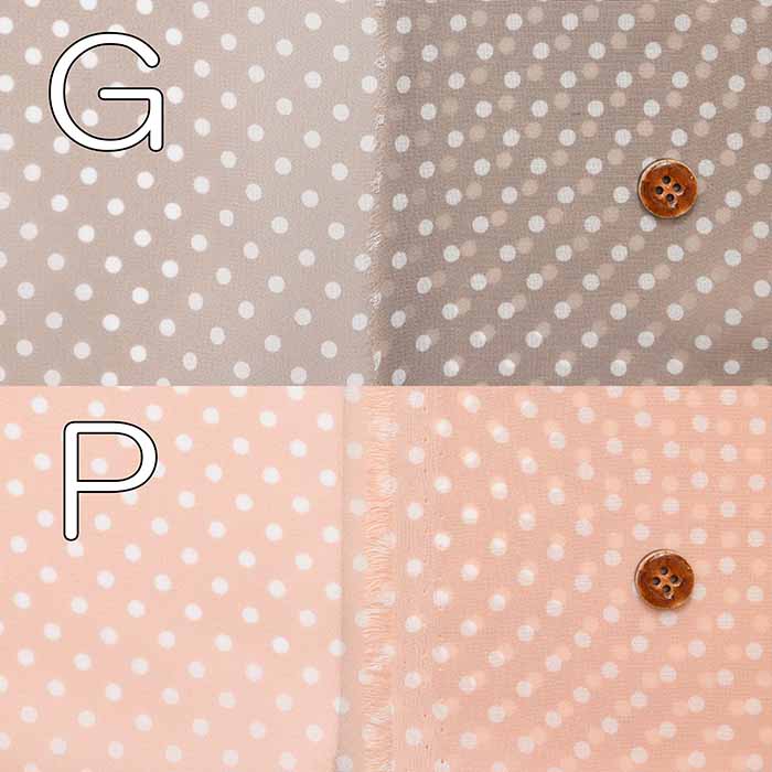 Polyester Chiffon Fabric - Polka Dot Print - Image 7