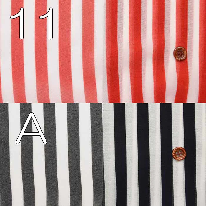 Polyester Chiffon Fabric - Stripe - Image 3