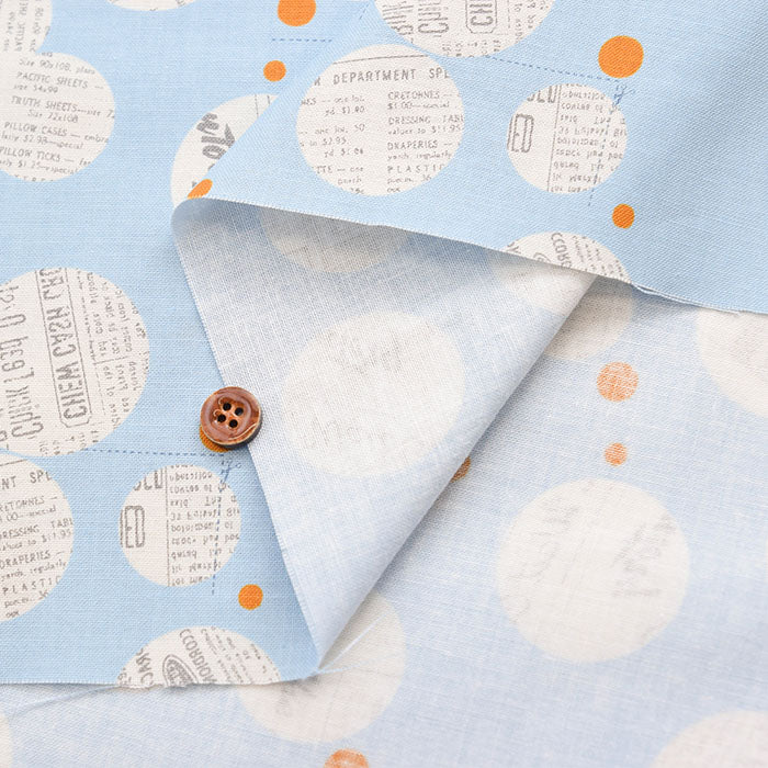 Cotton muslin Printed Fabric - moda BLUISH Pattern 2 - Image 5