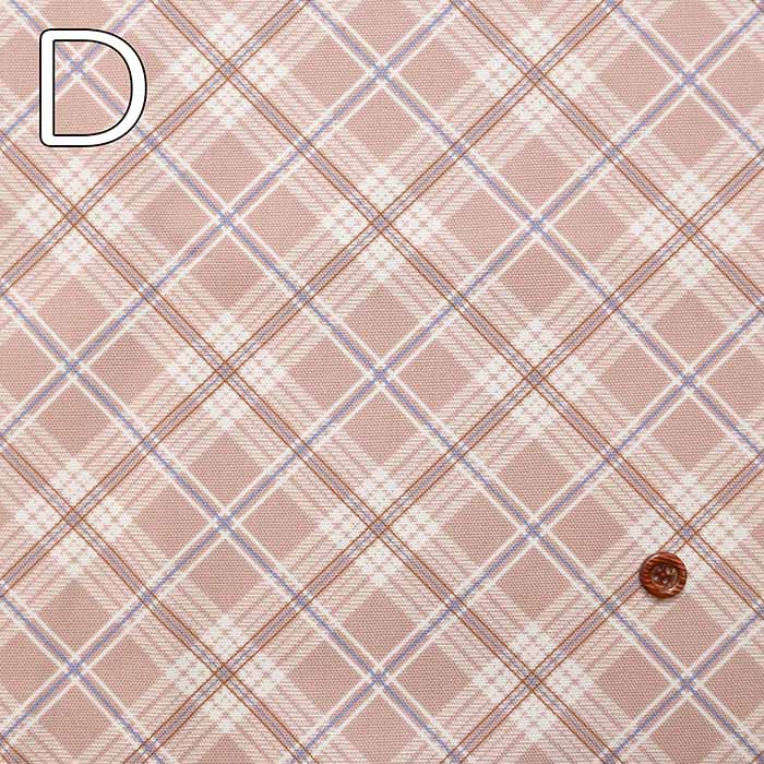 Cotton Oxford Printed Fabric - Bias Check - Image 5