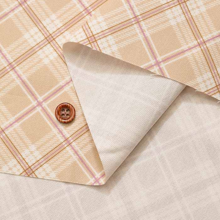 Cotton Oxford Printed Fabric - Bias Check - Image 9