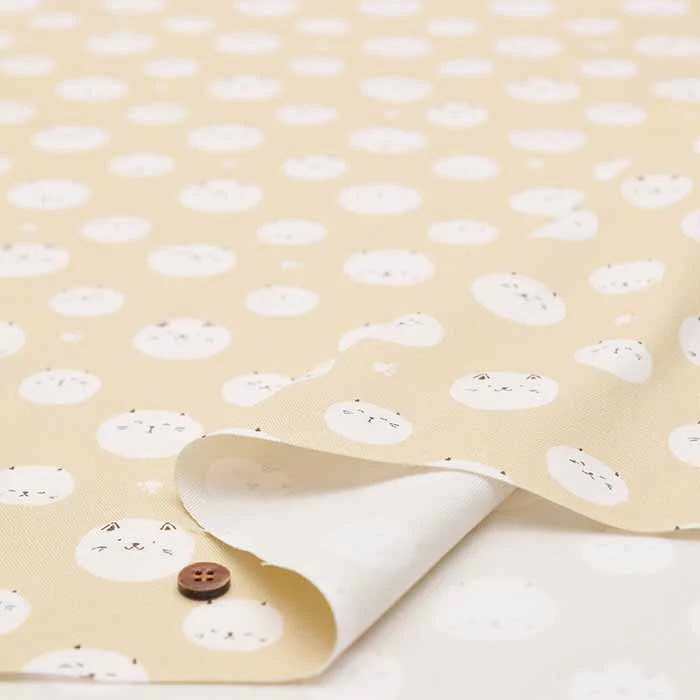 Cotton Oxford Printed Fabric - Cat Ball - Image 6