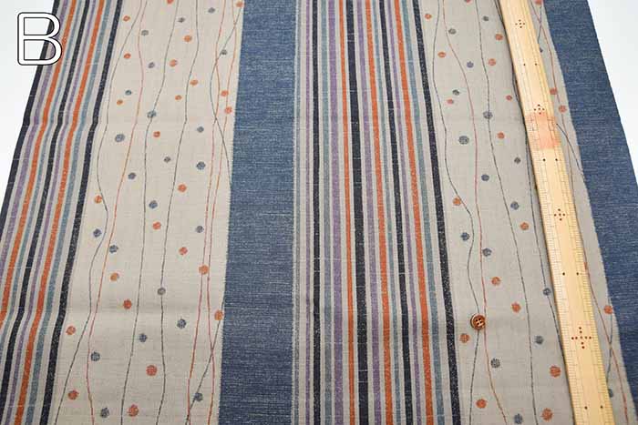 Cotton Southern Cross Printed Fabric - Striped Polka Dot - Image 3