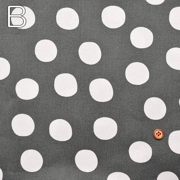 Water-Repellent Cotton Oxford Fabric - uni_9 Rough Dot - Image 3