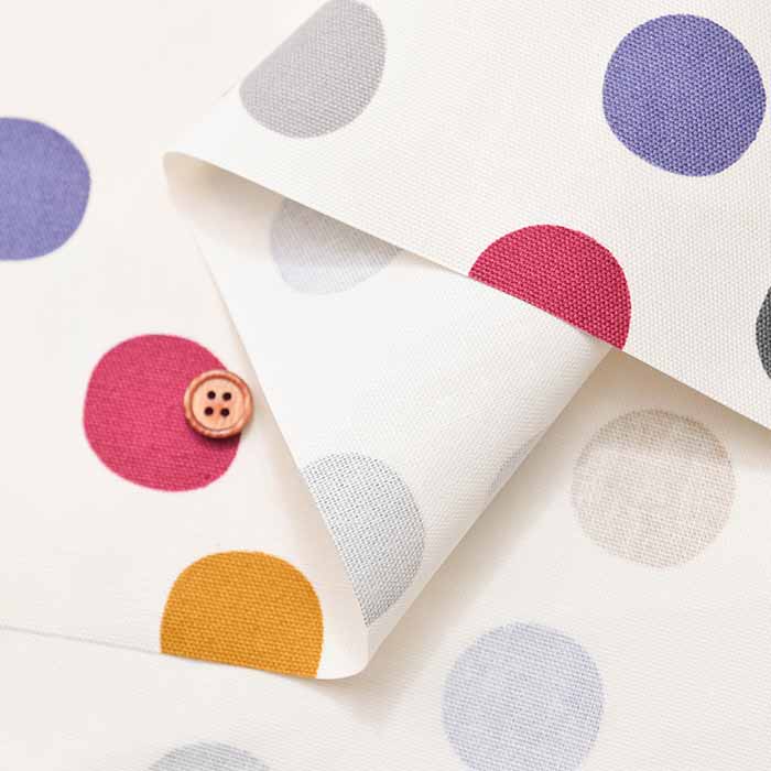 Water-Repellent Cotton Oxford Fabric - uni_9 Rough Dot - Image 7